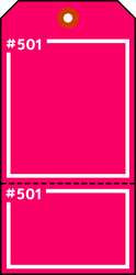 ELECTROMARK T399RD BLANK TAG 5-3/4 X 2-7/8 IN R PK100