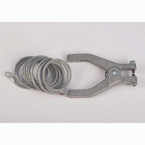 JUSTRITE MFG COMPANY 08496 FLEX WIRE HAND CLAMP & 1/4" TRMNL 10' G