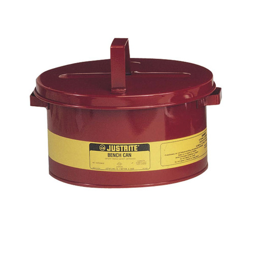 JUSTRITE MFG COMPANY 10775 3 GALLON CAPACITY, COATED STEEL, RED BEN