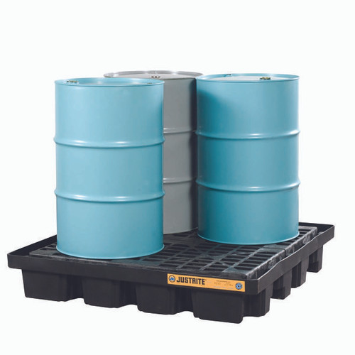 JUSTRITE MFG COMPANY 28673 4 DRUM DRUMSHED PALLET