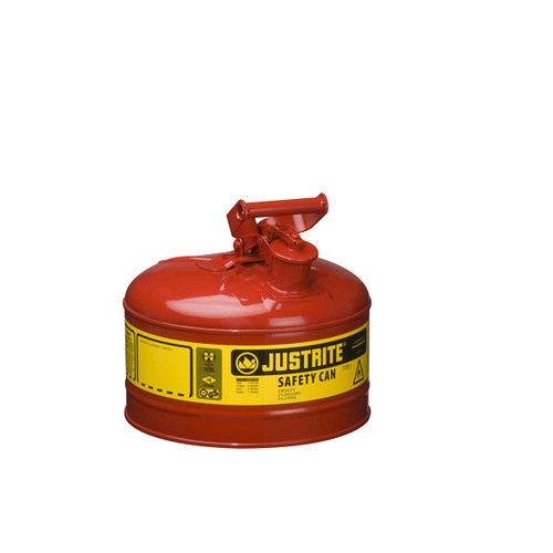 JUSTRITE MFG COMPANY 7125100 2.5G/9.5L SAFE CAN RED