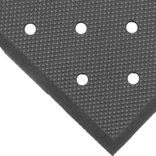 NOTRAX T17P0035BL DRAINAGE MAT,BLACK,3 FT.X5 FT.