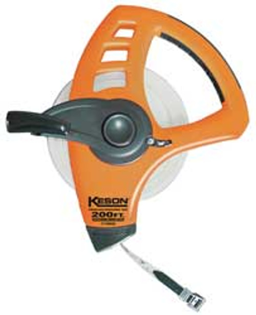 KESON INDUSTRIES FLT18M200 LONG TAPE MEASURE 1/2 IN X 200 FT/60M