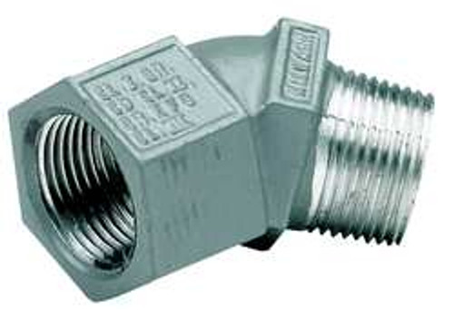 KILLARK MF-45-1WW M TO F 45DEG ELBOW HAZ LOC 1/2IN ALUM