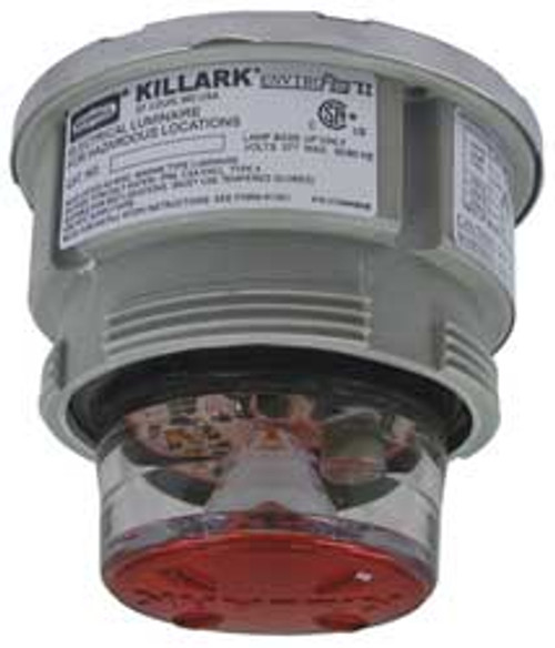 KILLARK NVSLCFG25R HAZARDOUS WARNING LIGHT LED RED