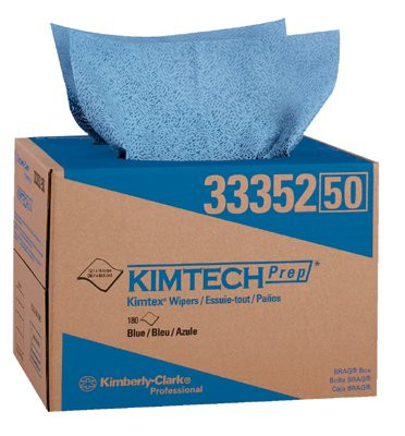 KIMBERLY CLARK 33352 33352 KIMTEX BLUE BRAG BOX12.1X16.8"
