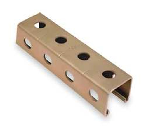 KINDORF B 995 10 PUNCHED CHANNEL 1-1/2 IN W 10 FT. GOLD