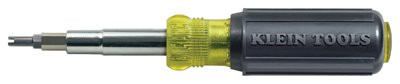 KLEIN TOOLS 32527 MULTI-BIT SCREWDRIVER / NUT DRIVER, 11-I