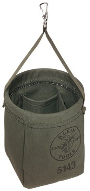 KLEIN TOOLS 5143 CANVAS TAPERED-BOTTOM BAG
