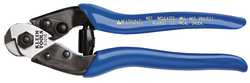 KLEIN TOOLS 63016 HEAVY-DUTY CABLE CUTTER, BLUE, 7 1/2-INC