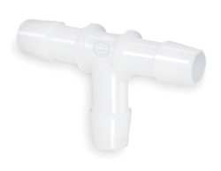 ELDON JAMES T0-4NK TEE 1/4 IN BARBED PVC PK 5