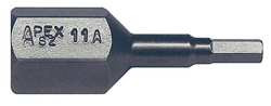 APEX TOOL GROUP SZ-11-A HEX BLADE SCREWDRIVER BITS