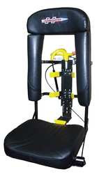 LAB SAFETY SUPPLY 6GMR2 SEAT BLACK/GRAY FABRIC