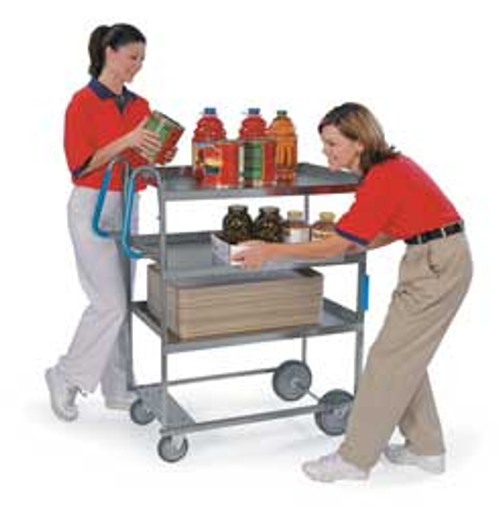 LAKESIDE 7015 UTILITY CART STAINLESS STEEL 3 SHELVES LAKESIDE 7015 UTILITY CART STAINLESS STEEL 3 SHELVES
