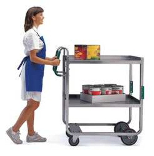 LAKESIDE 7120 UTILITY CART STAINLESS STEEL 2 SHELVES LAKESIDE 7120 UTILITY CART STAINLESS STEEL 2 SHELVES