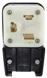 LEVITON 9550-P ANGLE STRAIGHT BLADE PLUG