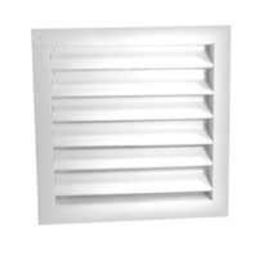LL BUILDING PRODUCTS DA1424W 14X24IN WHT ALUM DUAL LOUVERS 