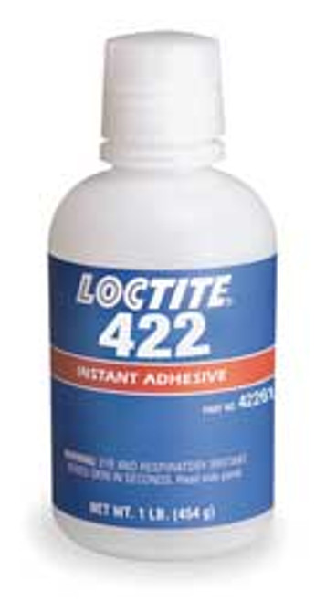LOCTITE 42261 INSTANT ADHESIVE 1 LB BOTTLE CLEAR LOCTITE 42261 INSTANT ADHESIVE 1 LB BOTTLE CLEAR