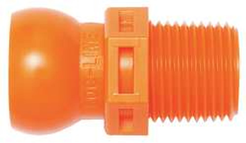 LOC-LINE 59864 MALE NPT CONNECTOR,3/8IN,PK50