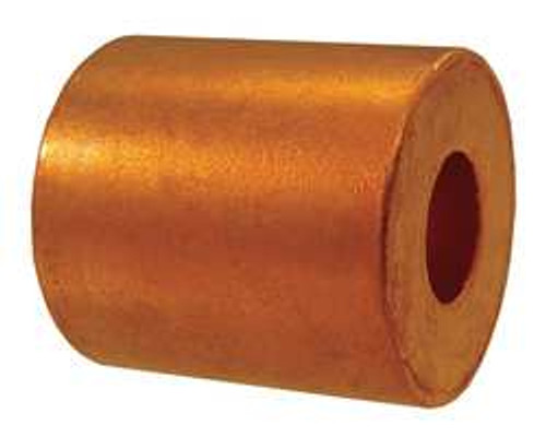 LOOS ST2-4 WIRE ROPE STOP SLEEVE 1/8 IN 122 COPPER LOOS ST2-4 WIRE ROPE STOP SLEEVE 1/8 IN 122 COPPER