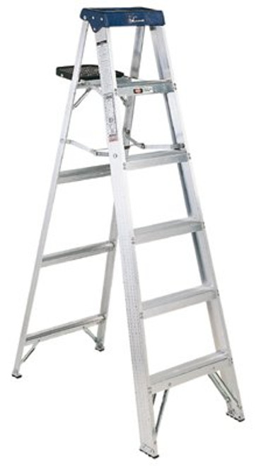 LOUISVILLE LADDER AS3006 6-FT. STEP LADDER, ALUMINUM, TYPE 1A, 30