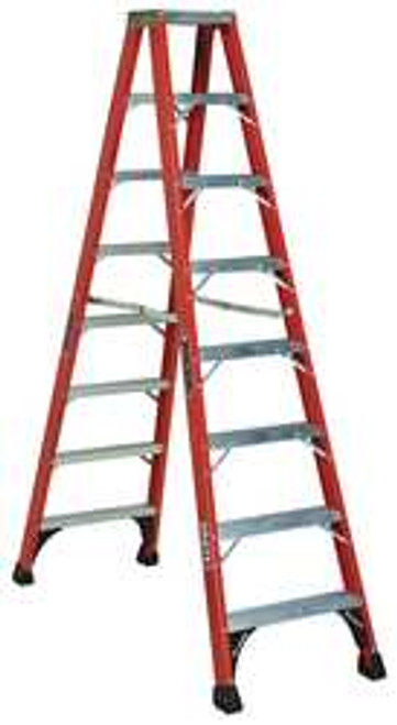 LOUISVILLE LADDER FM1408HD 7 STEPS, 8' HIGH, TYPE IAA RATING, FIBER