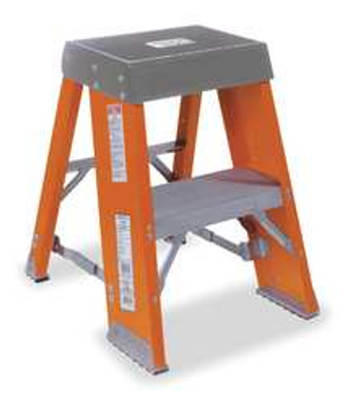 LOUISVILLE LADDER FY8003 3 STEPS, 3' HIGH, TYPE IA RATING, FIBERG
