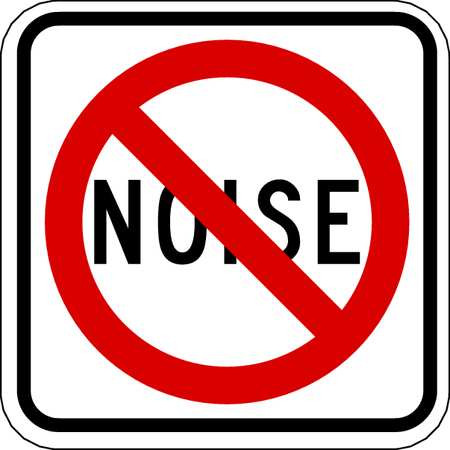 LYLE TR-036-18HA TRAFFIC SIGN 18 X 18IN R AND BK/WHT