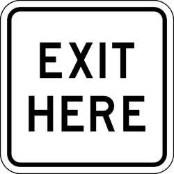 LYLE LR7-66-18DA TRAFFIC SIGN 18 X 18IN BK/WHT DMD GR AL