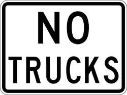 LYLE R5-2P-24DA D9705 TRAFFIC SIGN 18 X 24IN BK/WHT DMD 