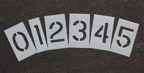 RAE STL-116-8080 PAVEMENT STENCIL 8 IN NUMBER KIT 1/16 RAE STL-116-8080 PAVEMENT STENCIL 8 IN NUMBER KIT 1/16