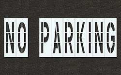 RAE STL-116-74832 PAVEMENT STENCIL NO PARKING 48 IN