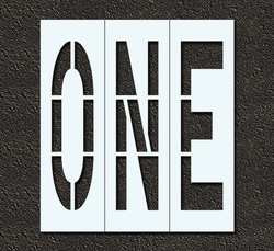 RAE STL-116-74809 PAVEMENT STENCIL ONE 48 IN