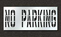 RAE STL-116-73632 PAVEMENT STENCIL NO PARKING 36 IN