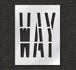 RAE STL-116-73610 PAVEMENT STENCIL WAY 36 IN