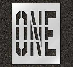 RAE STL-116-73609 PAVEMENT STENCIL ONE 36 IN