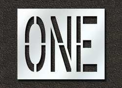 RAE STL-116-72409 PAVEMENT STENCIL ONE 24 IN