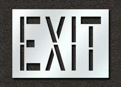 RAE STL-116-72405 PAVEMENT STENCIL EXIT 24 IN