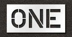 RAE STL-116-71209 PAVEMENT STENCIL ONE 12 IN