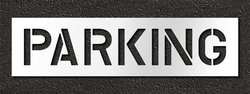 RAE STL-116-71022 PAVEMENT STENCIL PARKING 10 IN