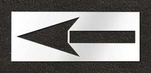 RAE STL-116-5110 PAVEMENT STENCIL BIKE LANE ARROW 72 IN RAE STL-116-5110 PAVEMENT STENCIL BIKE LANE ARROW 72 IN