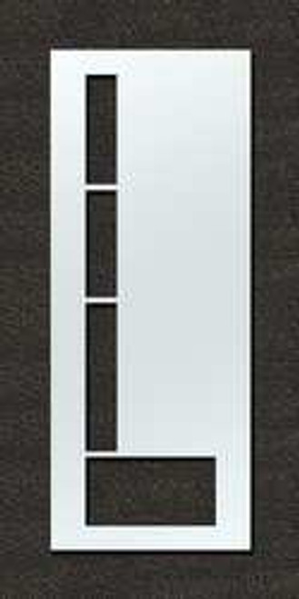 RAE STL-108-F120L AIRPORT PAVEMENT STENCIL L 120 IN RAE STL-108-F120L AIRPORT PAVEMENT STENCIL L 120 IN