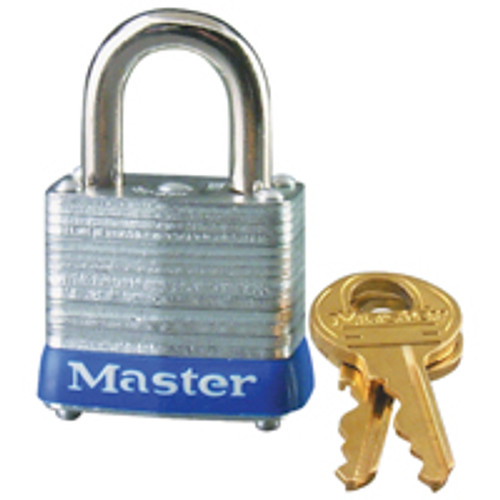 MASTER LOCK 1D PADLOCK,STEEL,LAMINATED