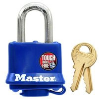 MASTER LOCK 312D 1-1/2 IN. KEYED LAMINATED PADLOCK, BLUE 