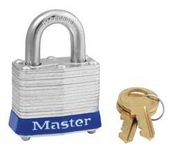 MASTER LOCK 3KAS3BLU MASTER LOCK® 3KAS3BLU LAMINATED STE