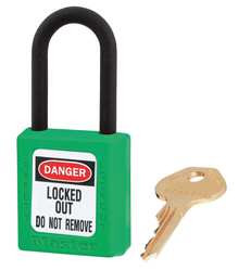 MASTER LOCK 406KAS3GRN D5324 LOCKOUT PADLOCK KA GREEN 1/4 IN. P