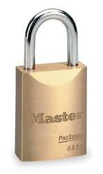MASTER LOCK 6830NKA PADLOCK KA 1-1/16 IN H 5 PIN BRASS