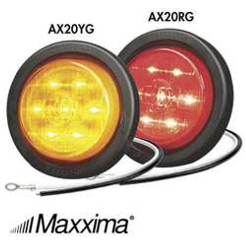 MAXXIMA AX20RG - KIT CLEARANCE LIGHT LED RED ROUND 2-1/2 DIA