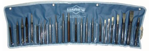 MAYHEW 61050 24 PC PUNCH AND CHISEL SET