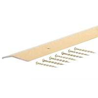 M-D BUILDING PRODUCT 79152 1-3/8X72SAT BRASS CARPET TRIM 